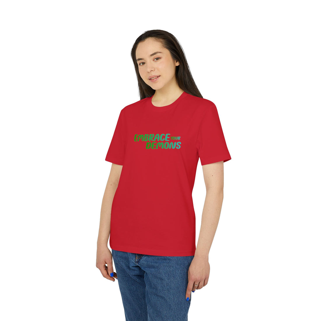 Embrace Your Demons T-Shirt — Cute Forest Mage Graphic Tee
