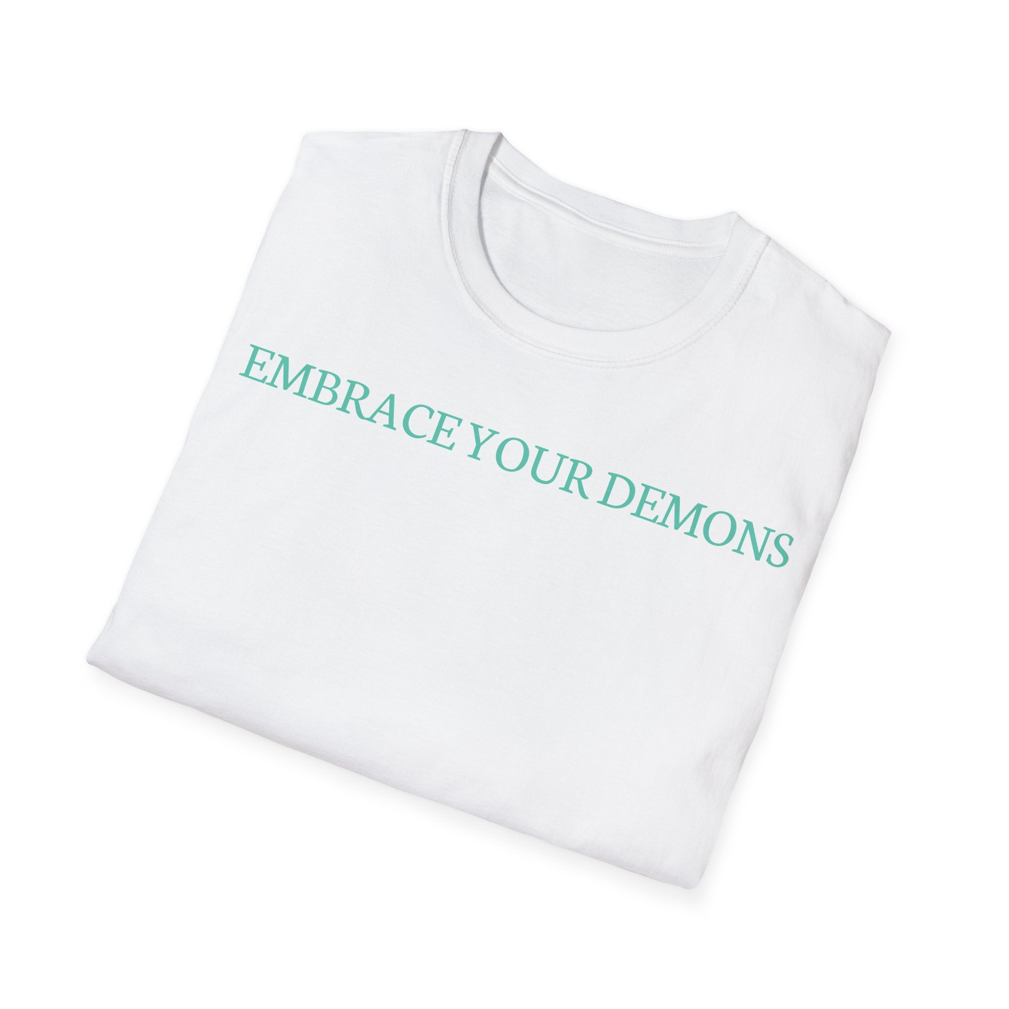 T-Shirt — "Embrace Your Demons" Fantasy Warrior Graphic Tee