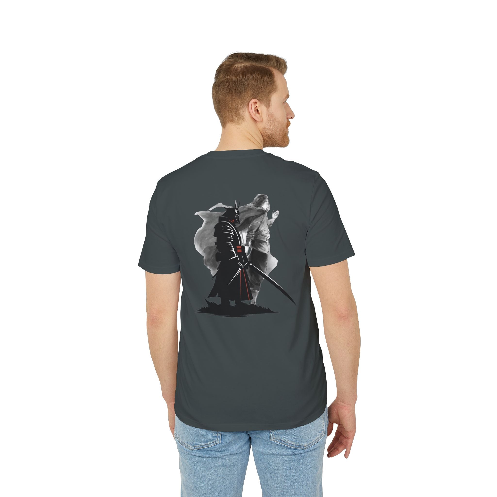 Samurai Shadow Tee — "Embrace the Demons" Graphic T-Shirt
