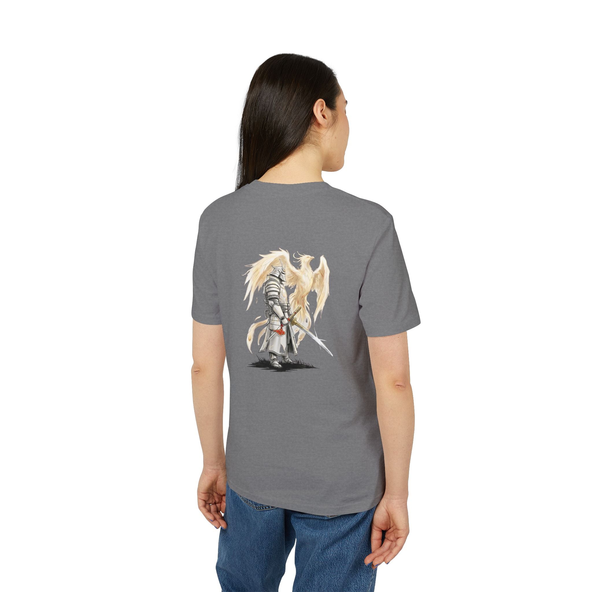 T-Shirt — “I Am Forged By My Shadow” Knight Angel Graphic Tee