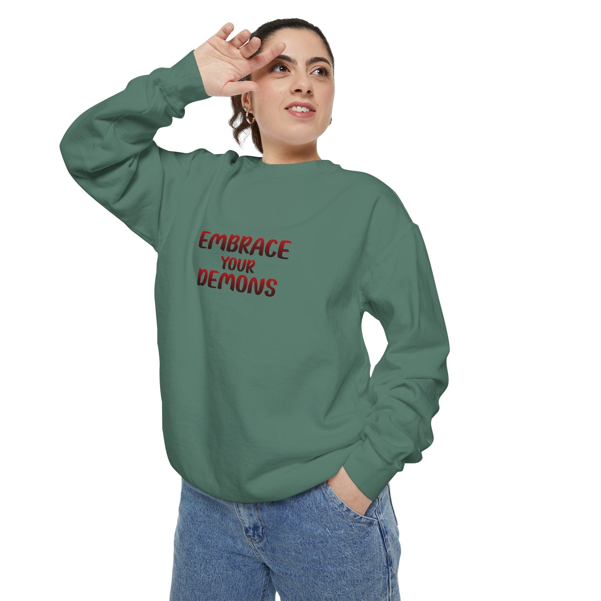 Embrace Your Demons Sweatshirt — Beautifully Dangerous Graphic Crewneck
