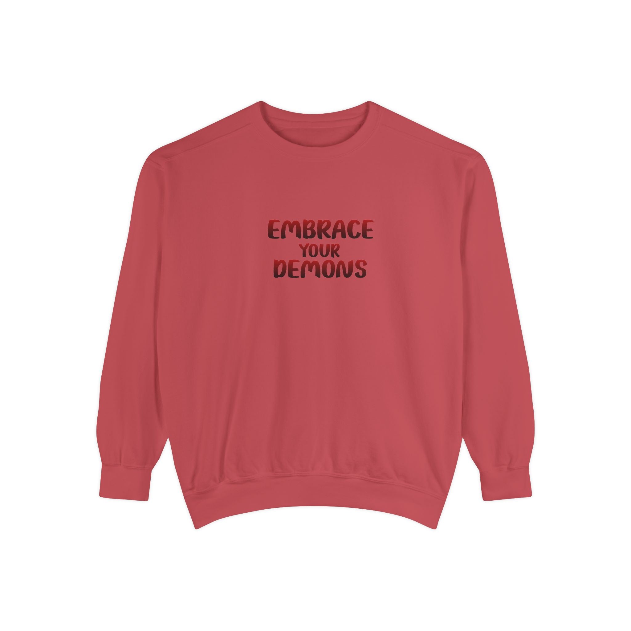 Embrace Your Demons Sweatshirt — Viking Warrior Graphic Crewneck