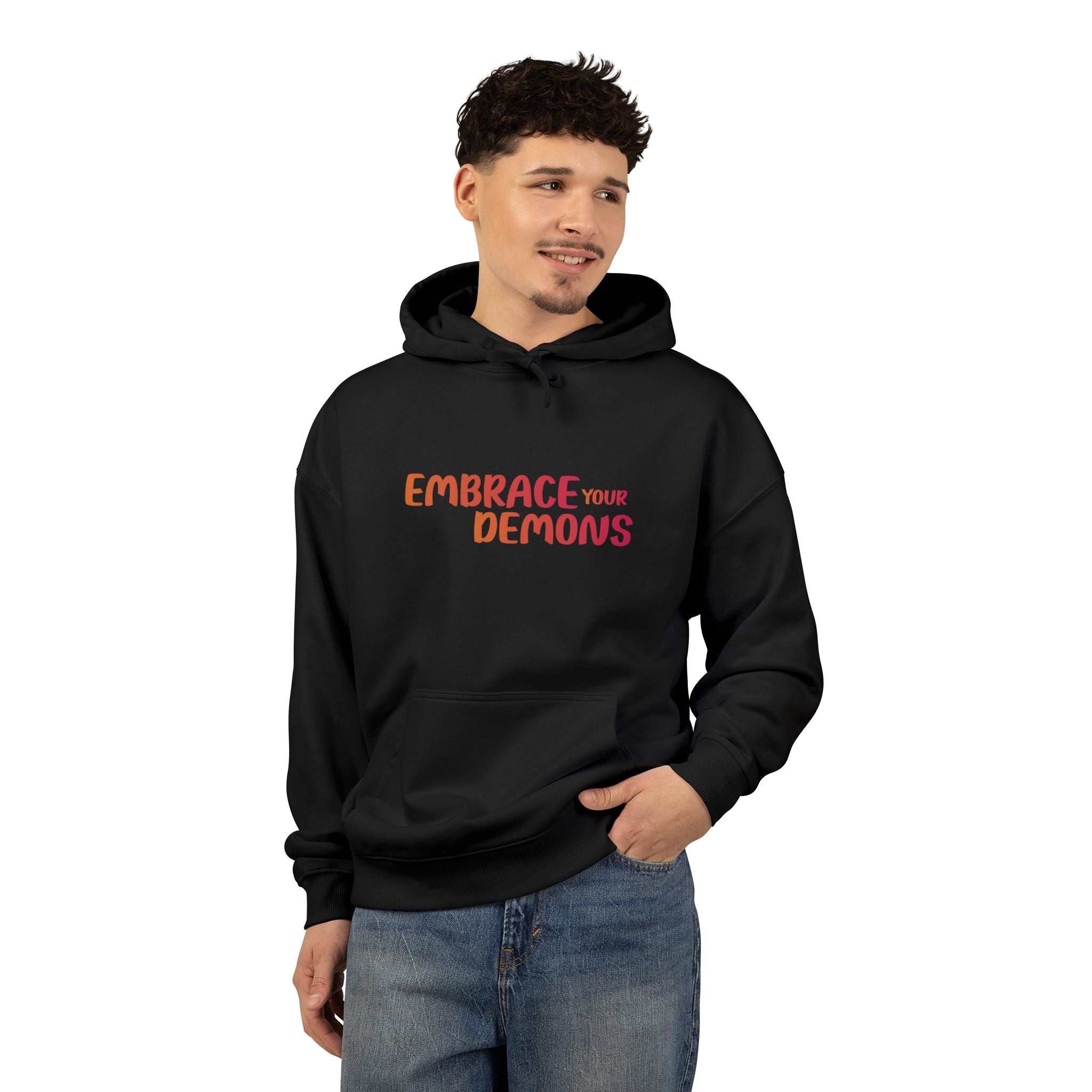 Embrace Your Demons Hoodie — Graphic Spirituality Pullover