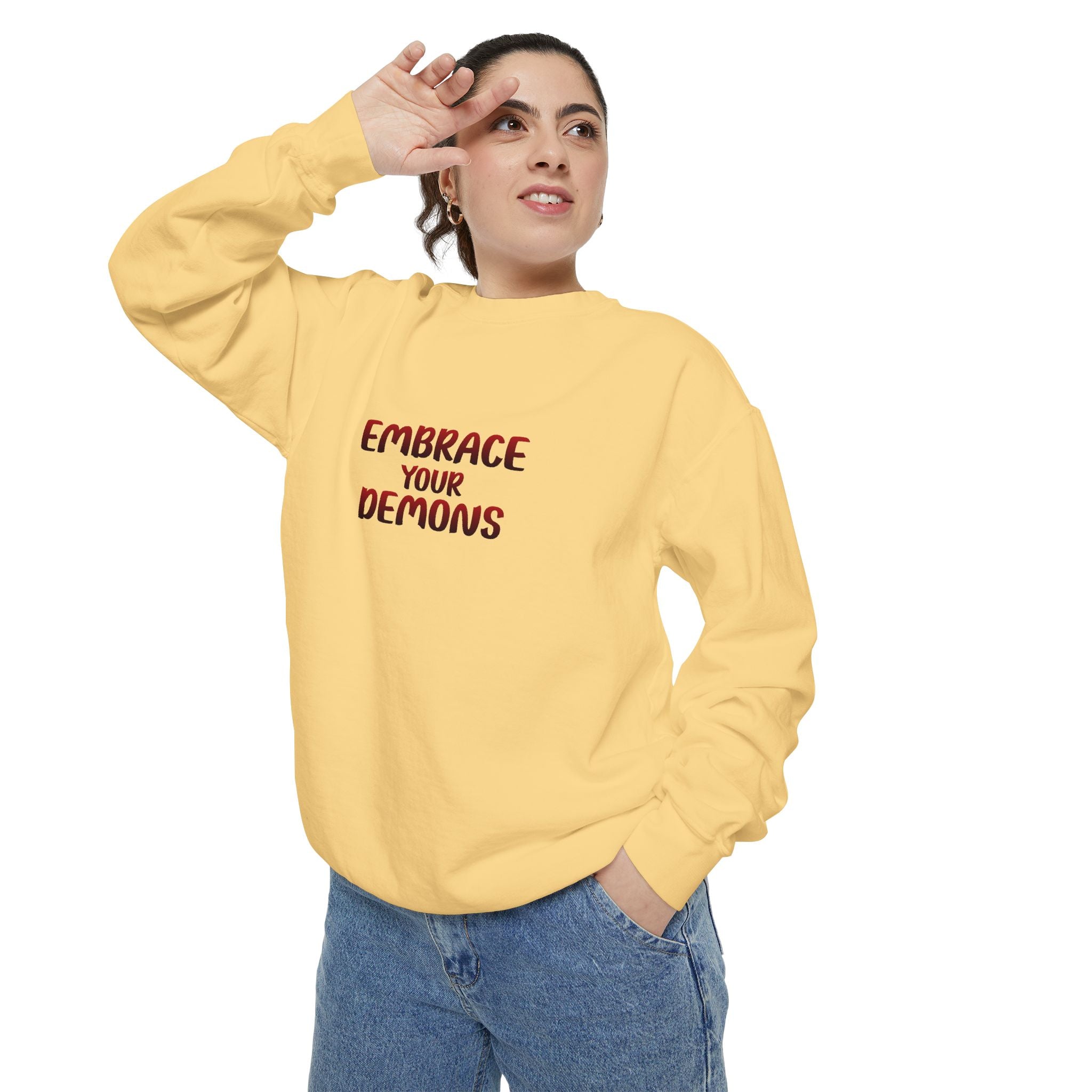 Embrace Your Demons Sweatshirt — Beautifully Dangerous Graphic Crewneck