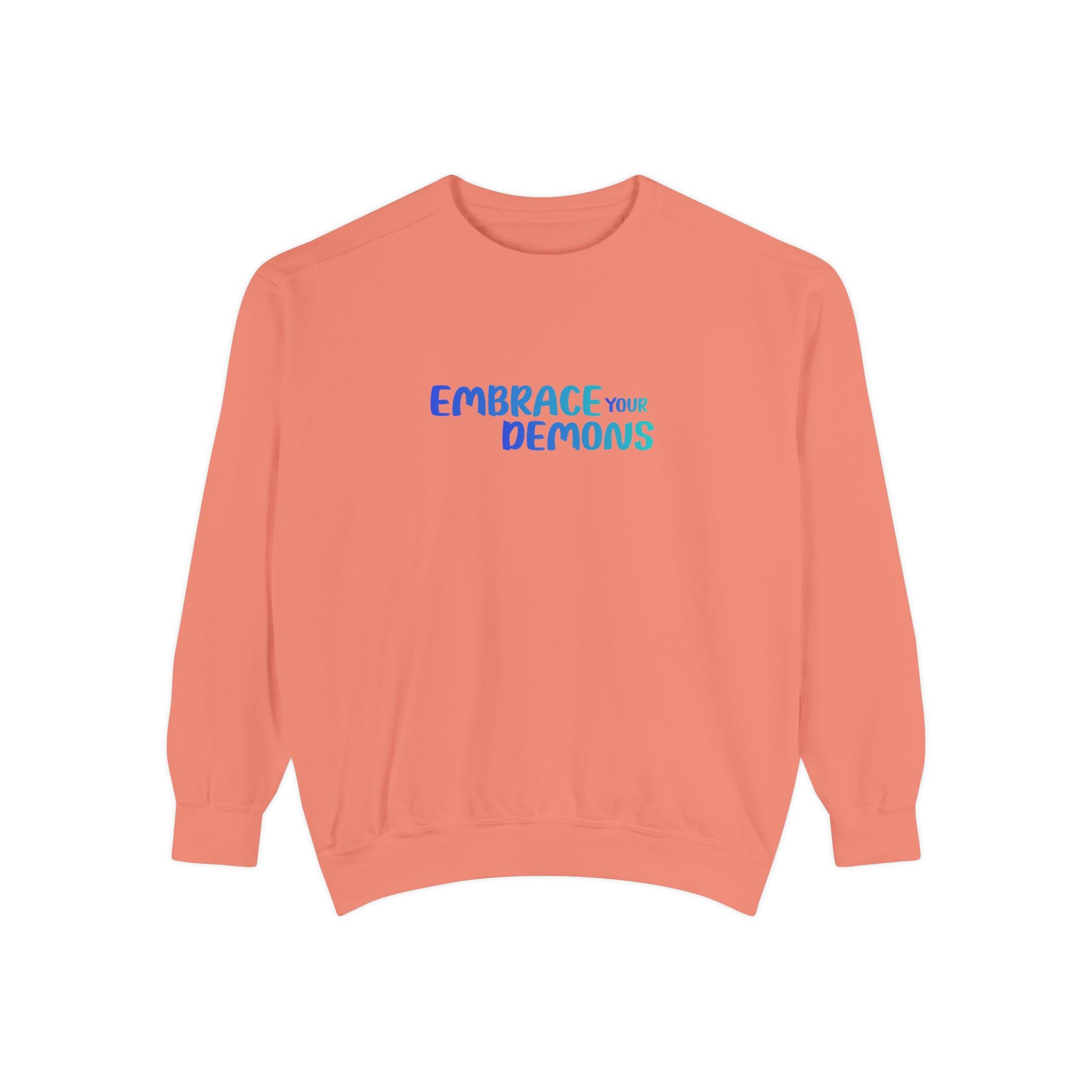 Sweatshirt — "Embrace Your Demons" Demon Climber Graphic Sweatshirt