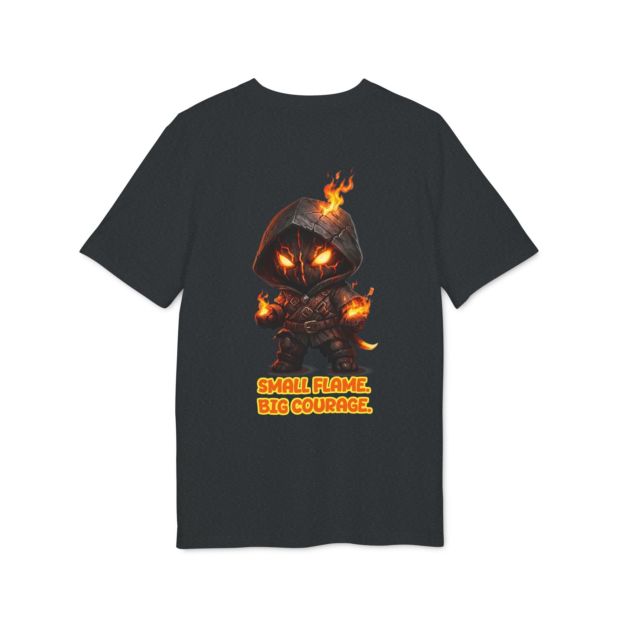 Embrace Your Demons T-Shirt — Small Flame Big Courage Graphic Tee