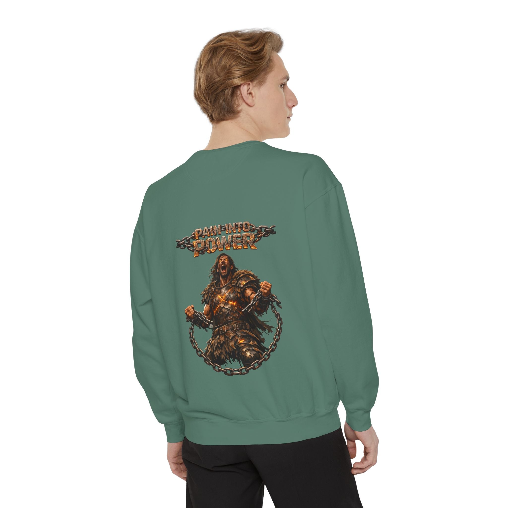 Embrace Your Demons Sweatshirt — Viking Warrior Graphic Crewneck