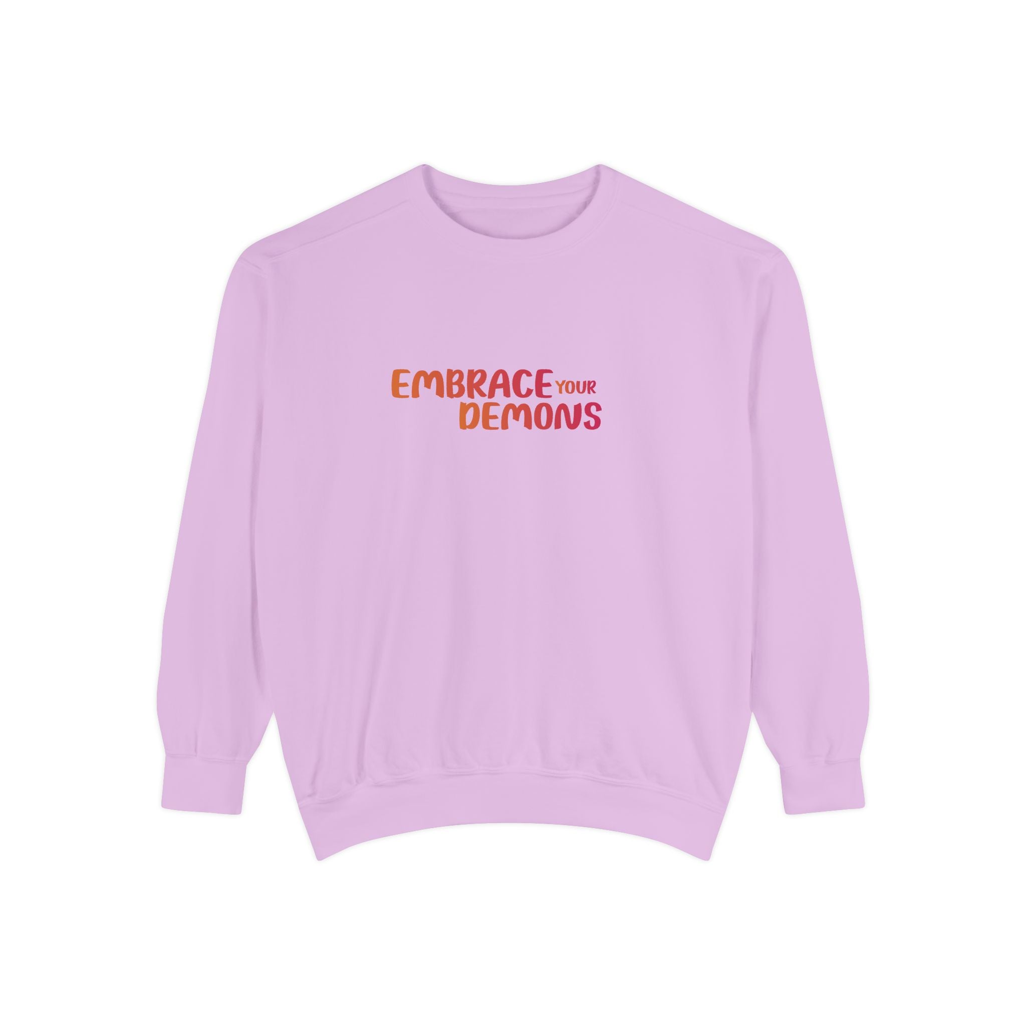 Embrace Your Demons Sweatshirt — Spiritual Fox Art Crewneck