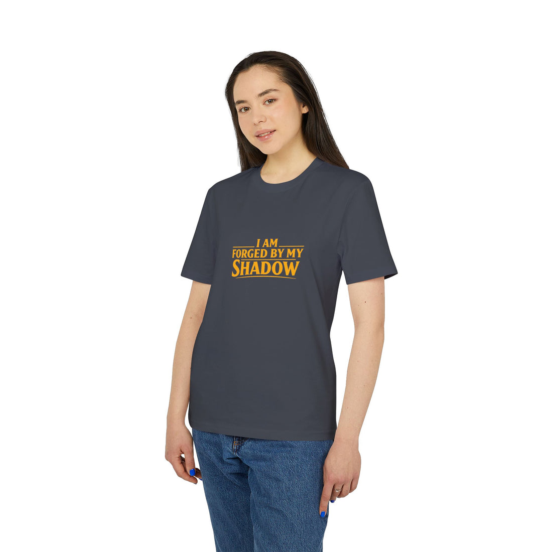 T-Shirt — “I Am Forged By My Shadow” Knight Angel Graphic Tee