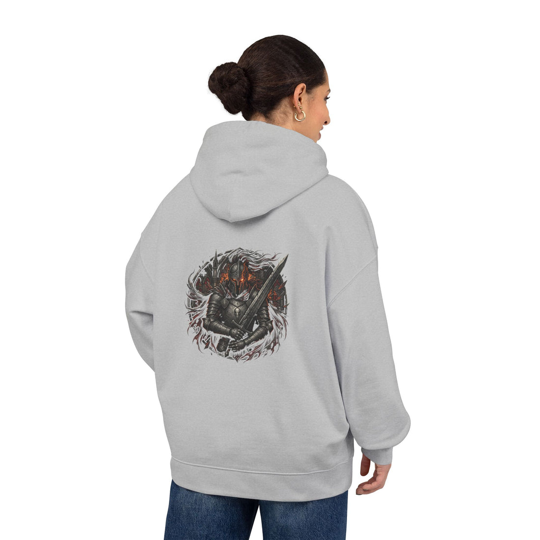 Embrace Your Demons Hoodie — Graphic Organic Relaxed Pullover