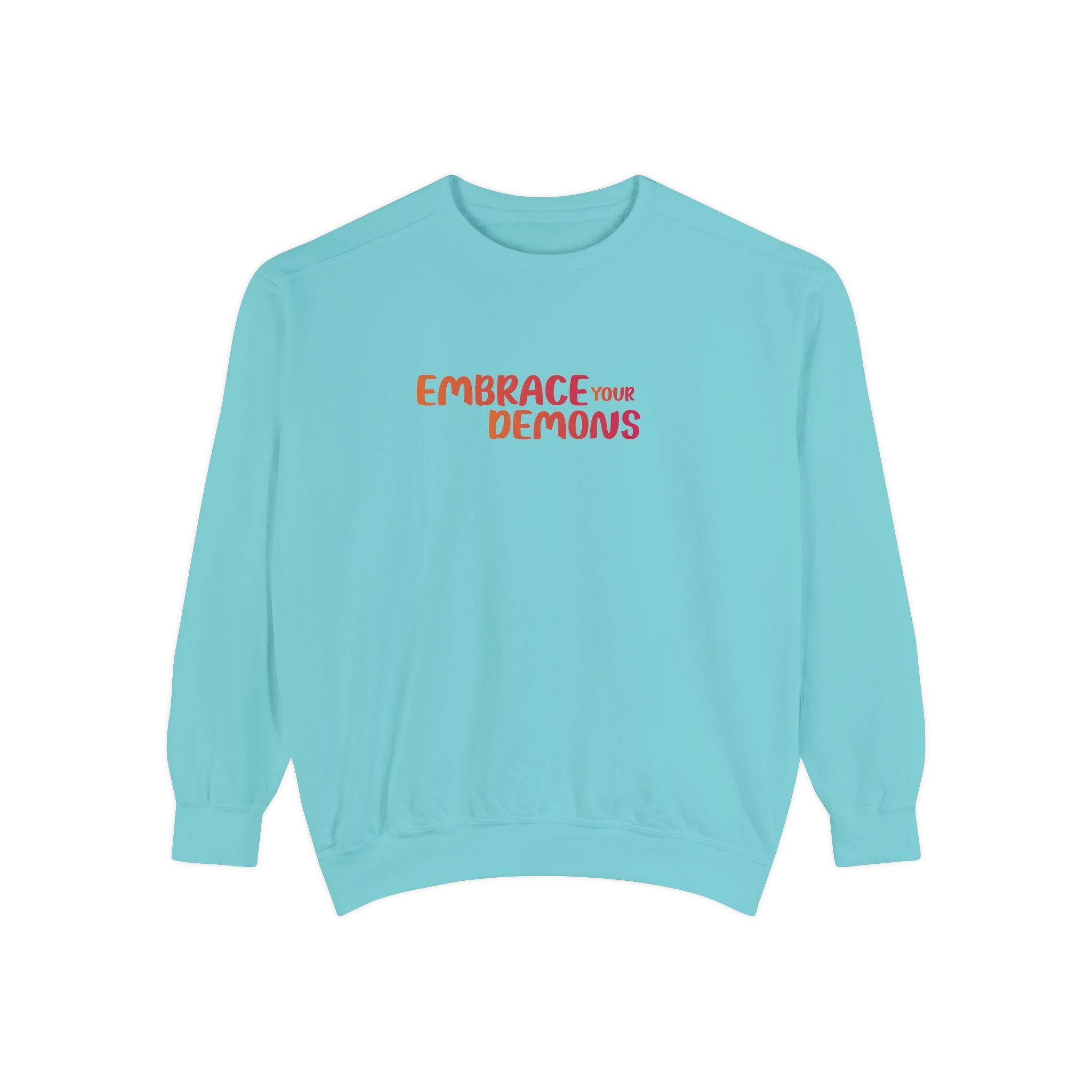 Embrace Your Demons Sweatshirt — Samurai Warrior Graphic Crewneck