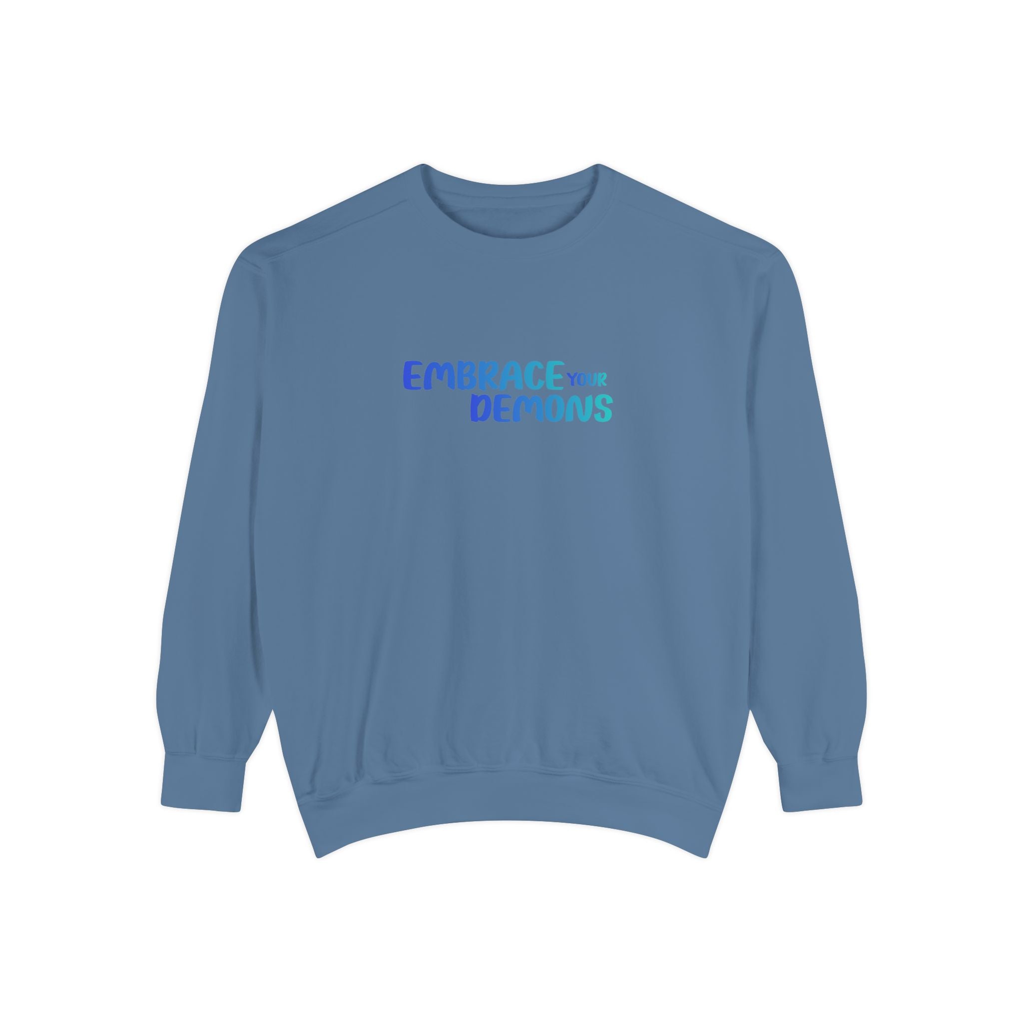 Sweatshirt — "Embrace Your Demons" Demon Climber Graphic Sweatshirt