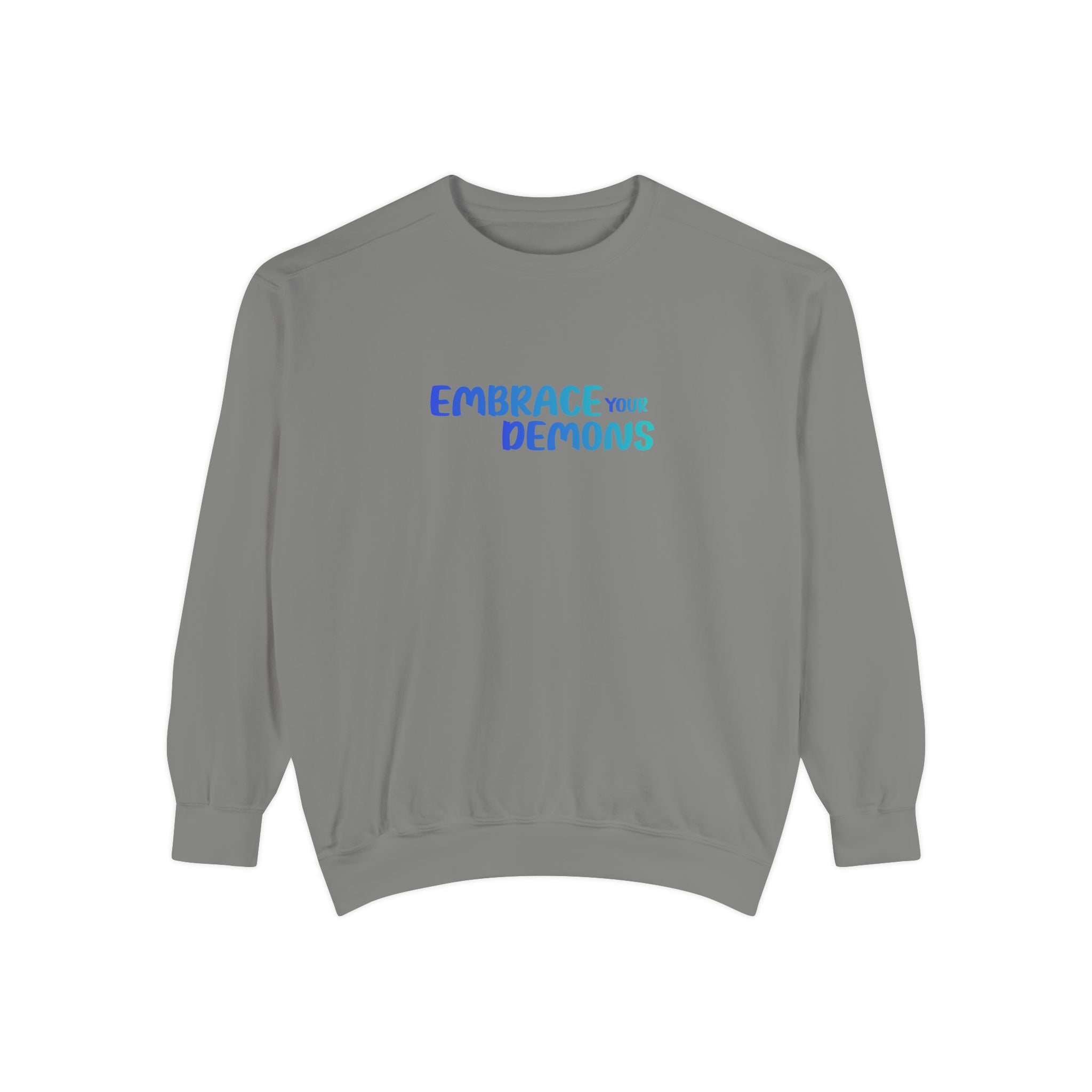 Sweatshirt — "Embrace Your Demons" Demon Climber Graphic Sweatshirt