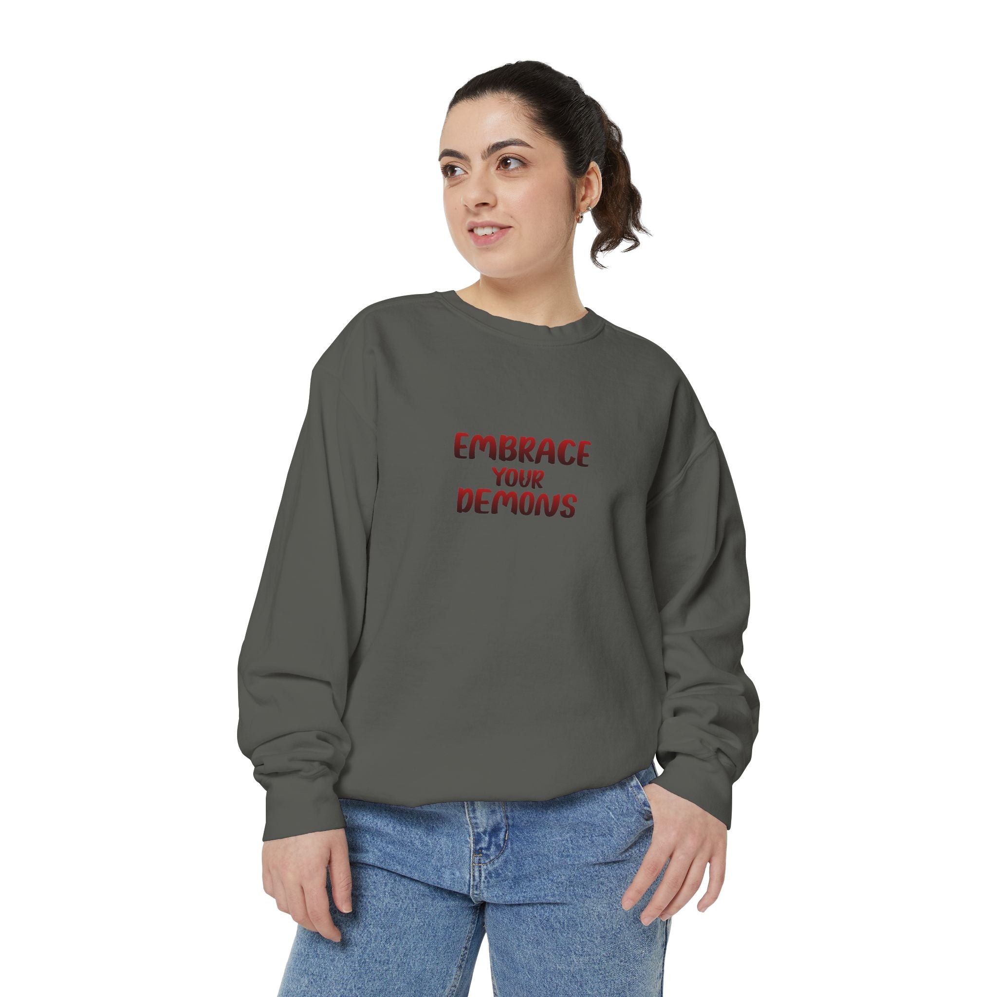Embrace Your Demons Sweatshirt — Beautifully Dangerous Graphic Crewneck