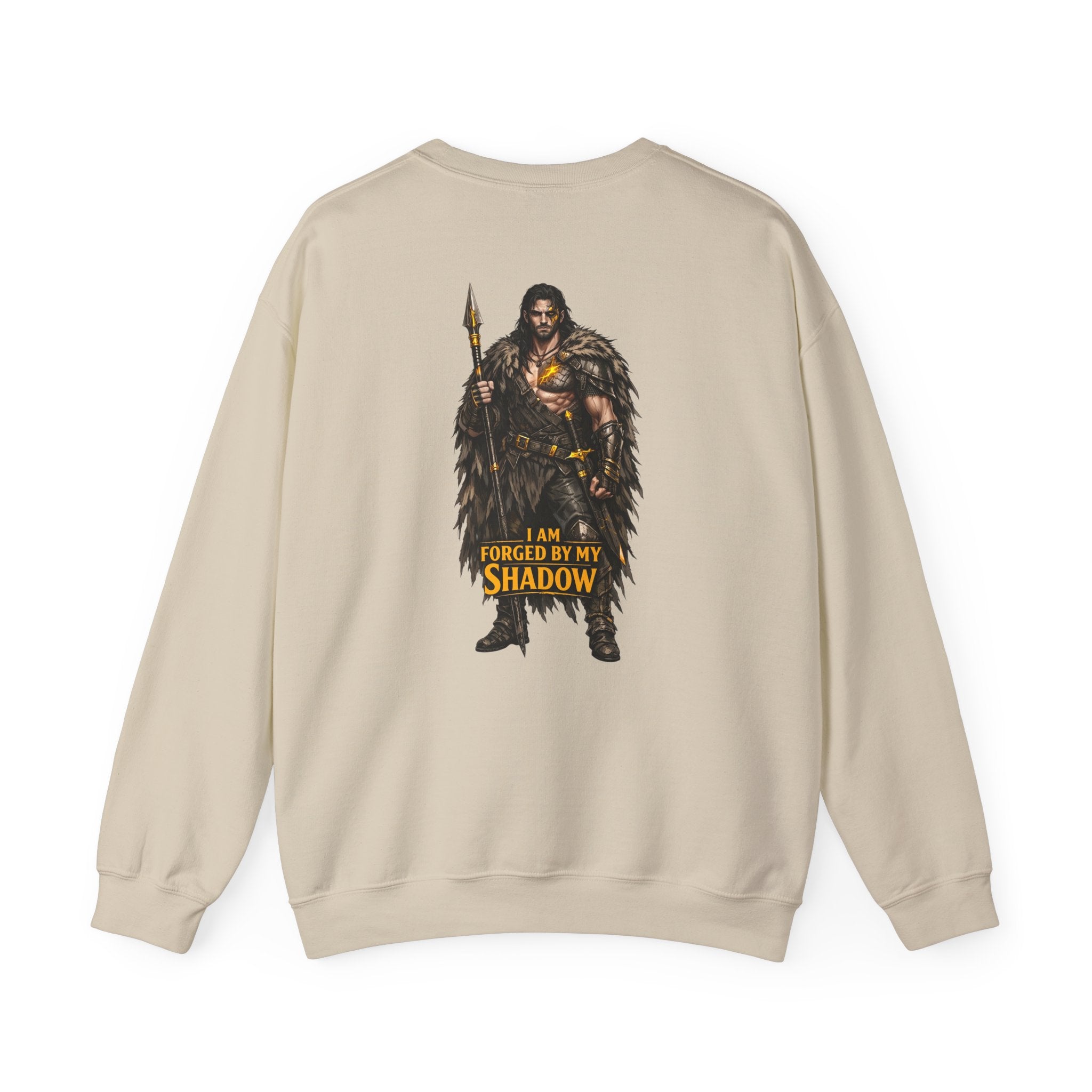 Embrace Your Demons Crewneck Sweatshirt Fantasy Warrior Graphic