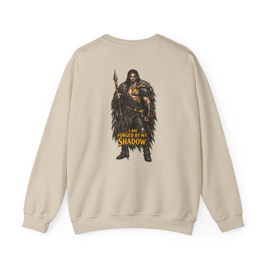 Embrace Your Demons Crewneck Sweatshirt Fantasy Warrior Graphic