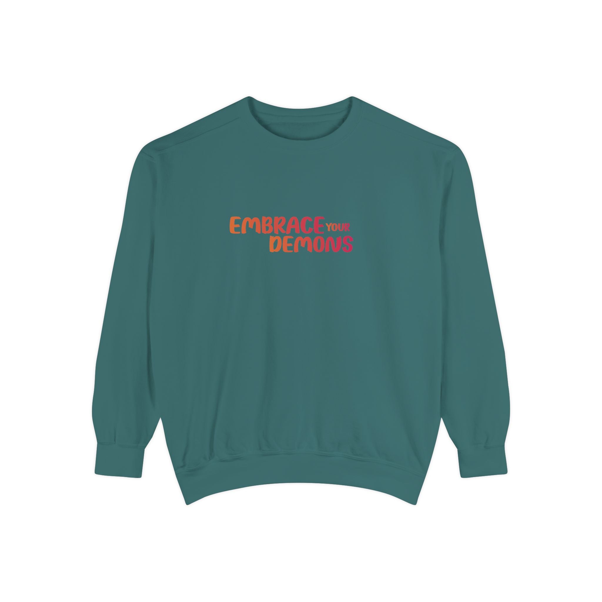 Embrace Your Demons Sweatshirt — Spiritual Fox Art Crewneck