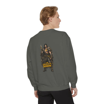 Forged by My Shadow Sweatshirt — Viking Warrior Graphic Crewneck