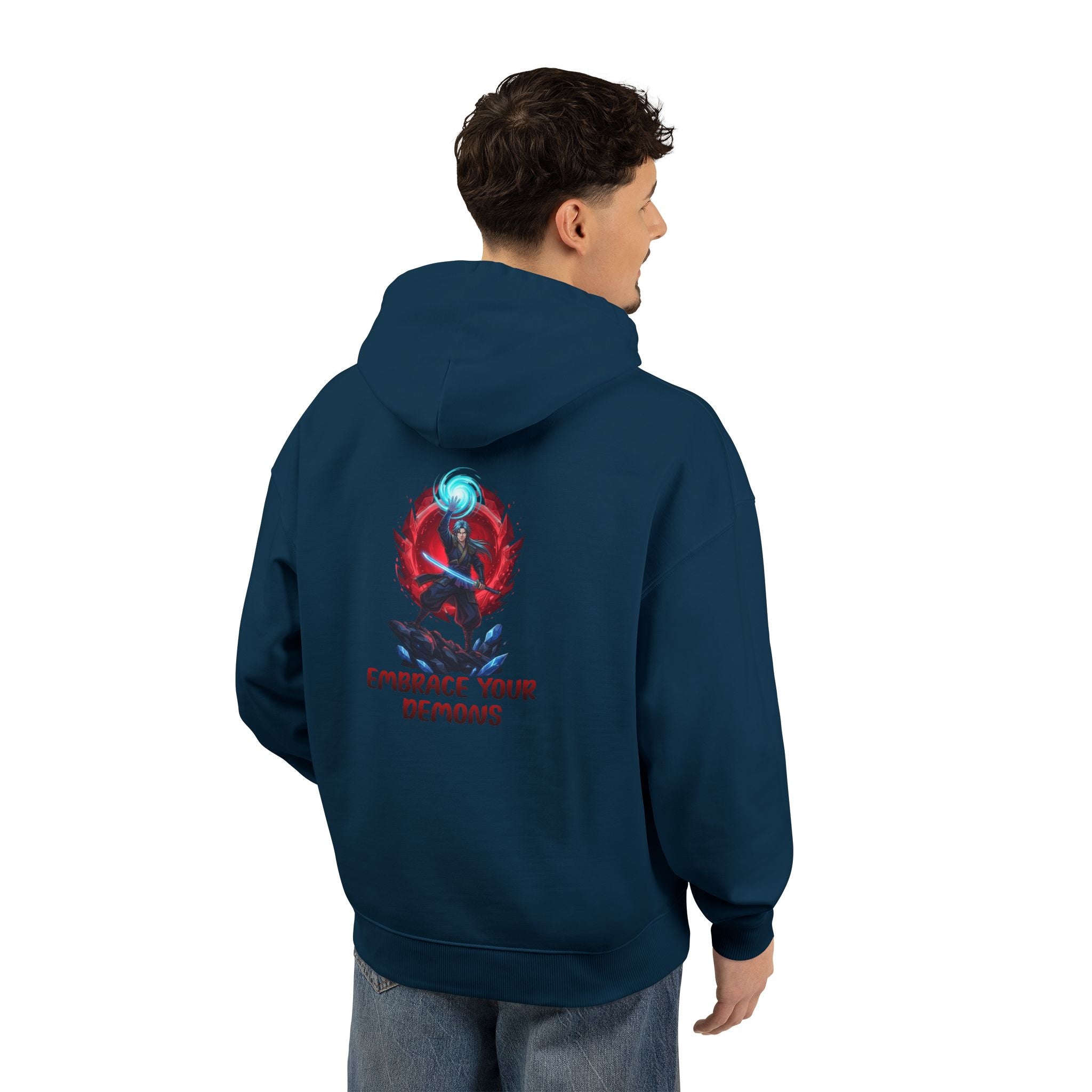 Embrace Your Demons Hoodie — Graphic Spirituality Pullover