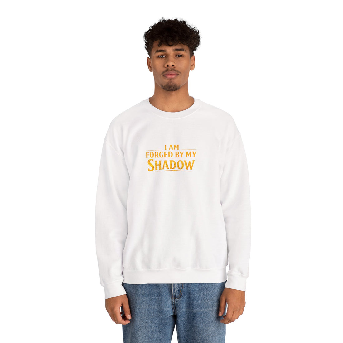 Embrace Your Demons Crewneck Sweatshirt Fantasy Warrior Graphic