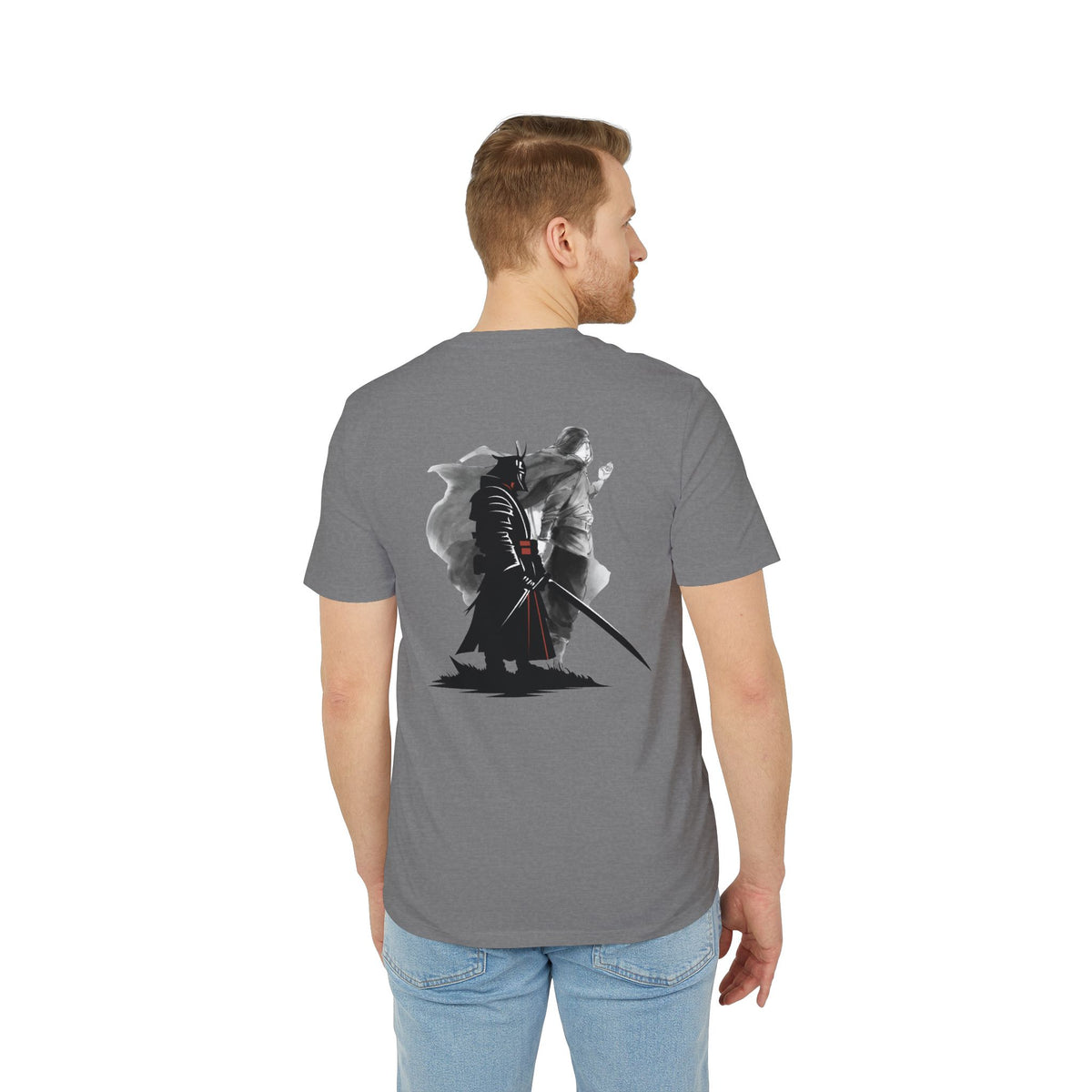 Samurai Shadow Tee — "Embrace the Demons" Graphic T-Shirt