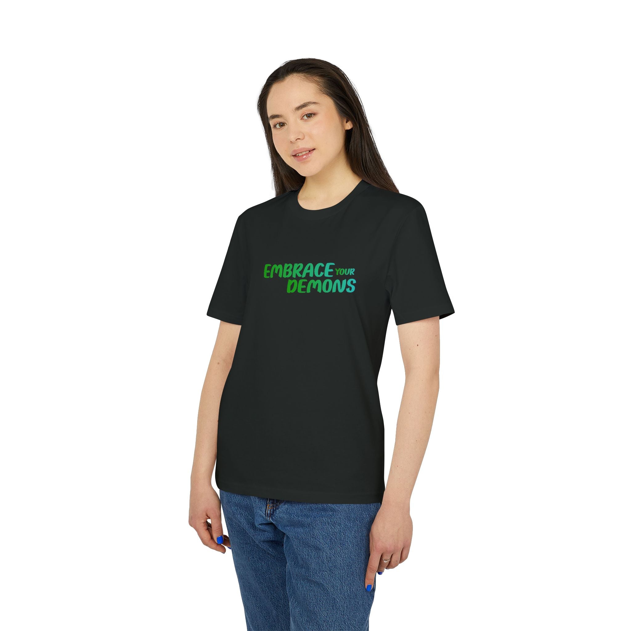 Embrace Your Demons T-Shirt — Cute Forest Mage Graphic Tee