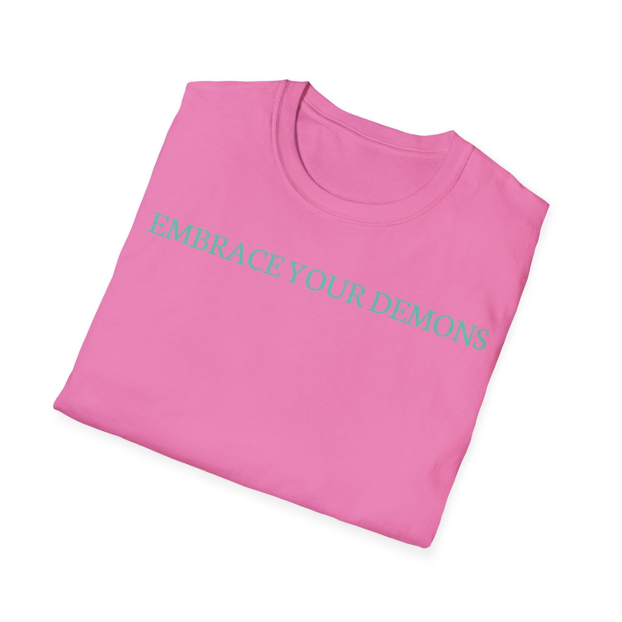 T-Shirt — "Embrace Your Demons" Fantasy Warrior Graphic Tee
