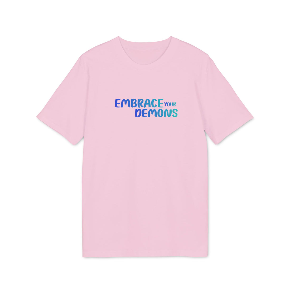 Embrace Your Demons T-Shirt — Cute Blue Fox 'Cold Heart, Warm Soul' Graphic Tee