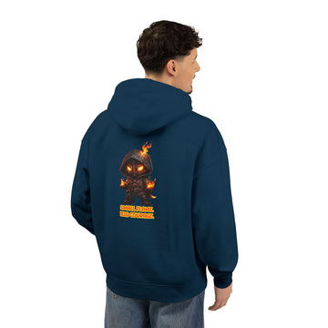 Embrace Your Demons Hoodie — Cute Fiery Demon Graphic Sweatshirt