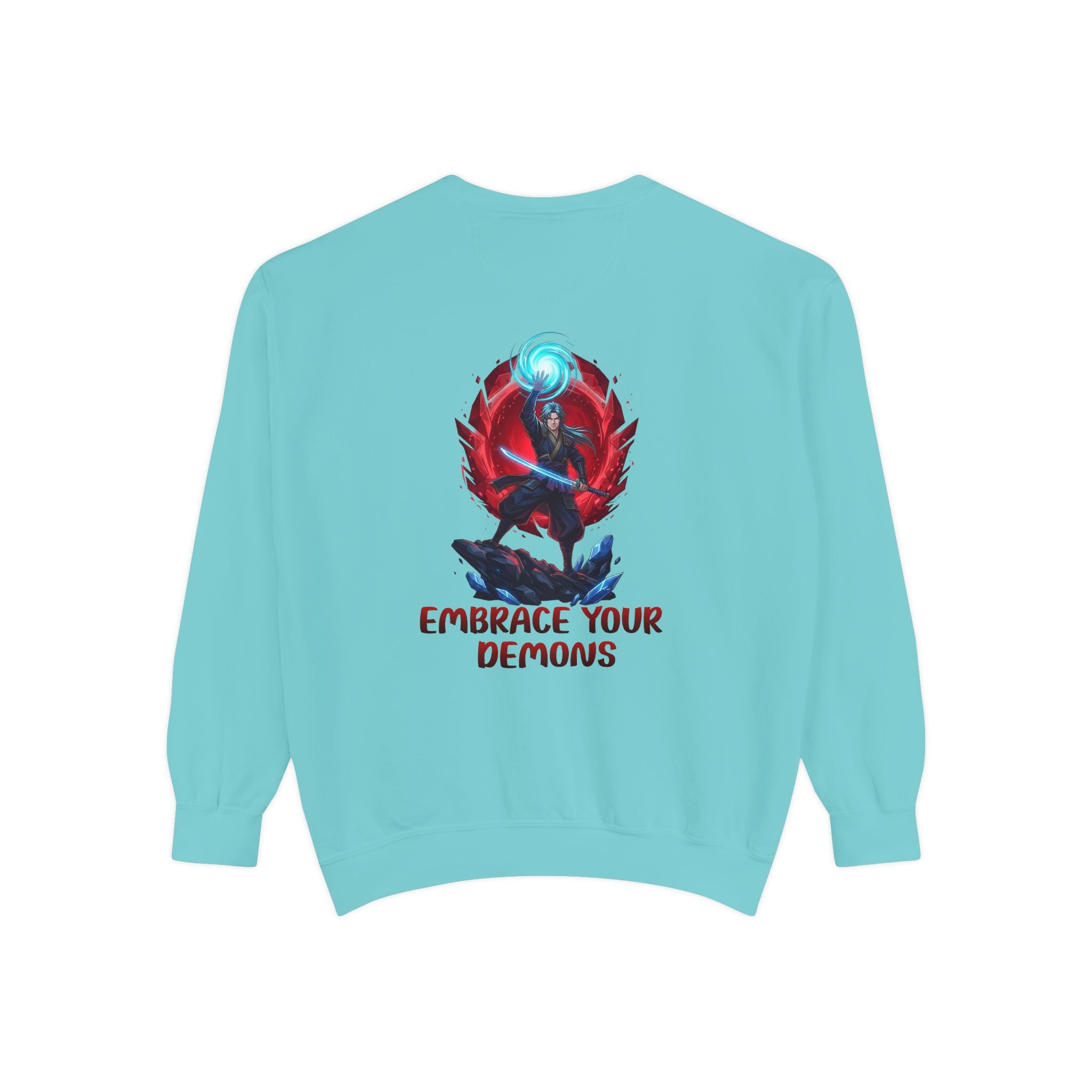 Embrace Your Demons Sweatshirt — Spiritual Fox Art Crewneck