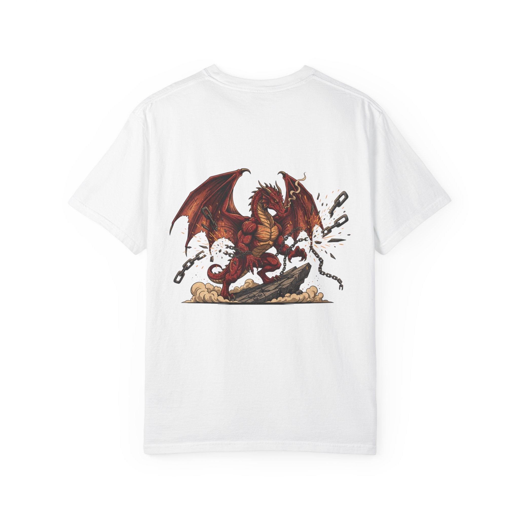 Dragon Breaker T-Shirt — Red Dragon Graphic Tee - EMBRACE YOUR DEMONS