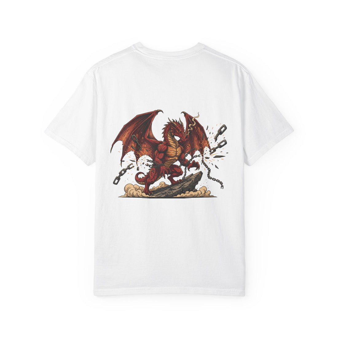 Dragon Breaker T-Shirt — Red Dragon Graphic Tee - EMBRACE YOUR DEMONS