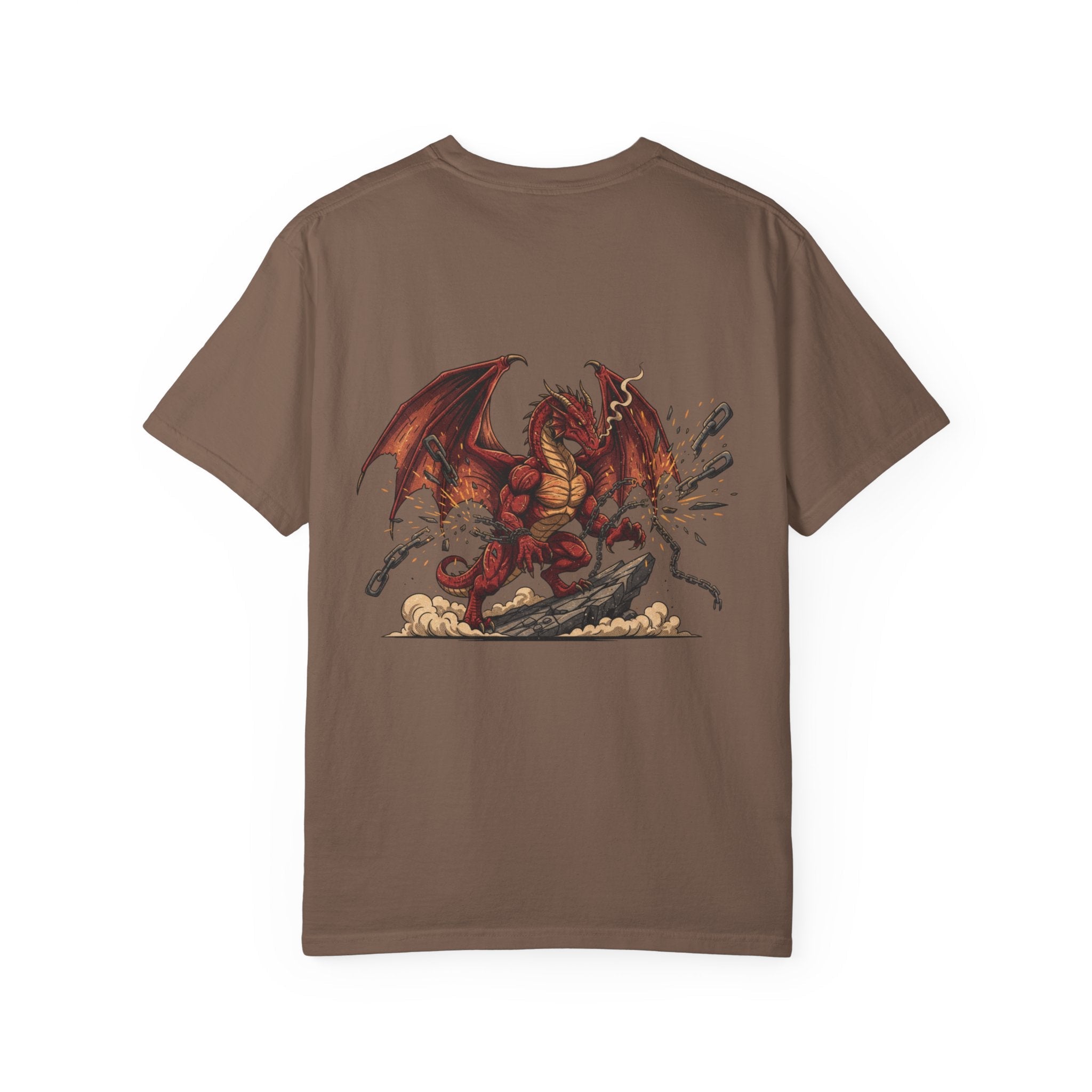 Dragon Breaker T-Shirt — Red Dragon Graphic Tee - EMBRACE YOUR DEMONS