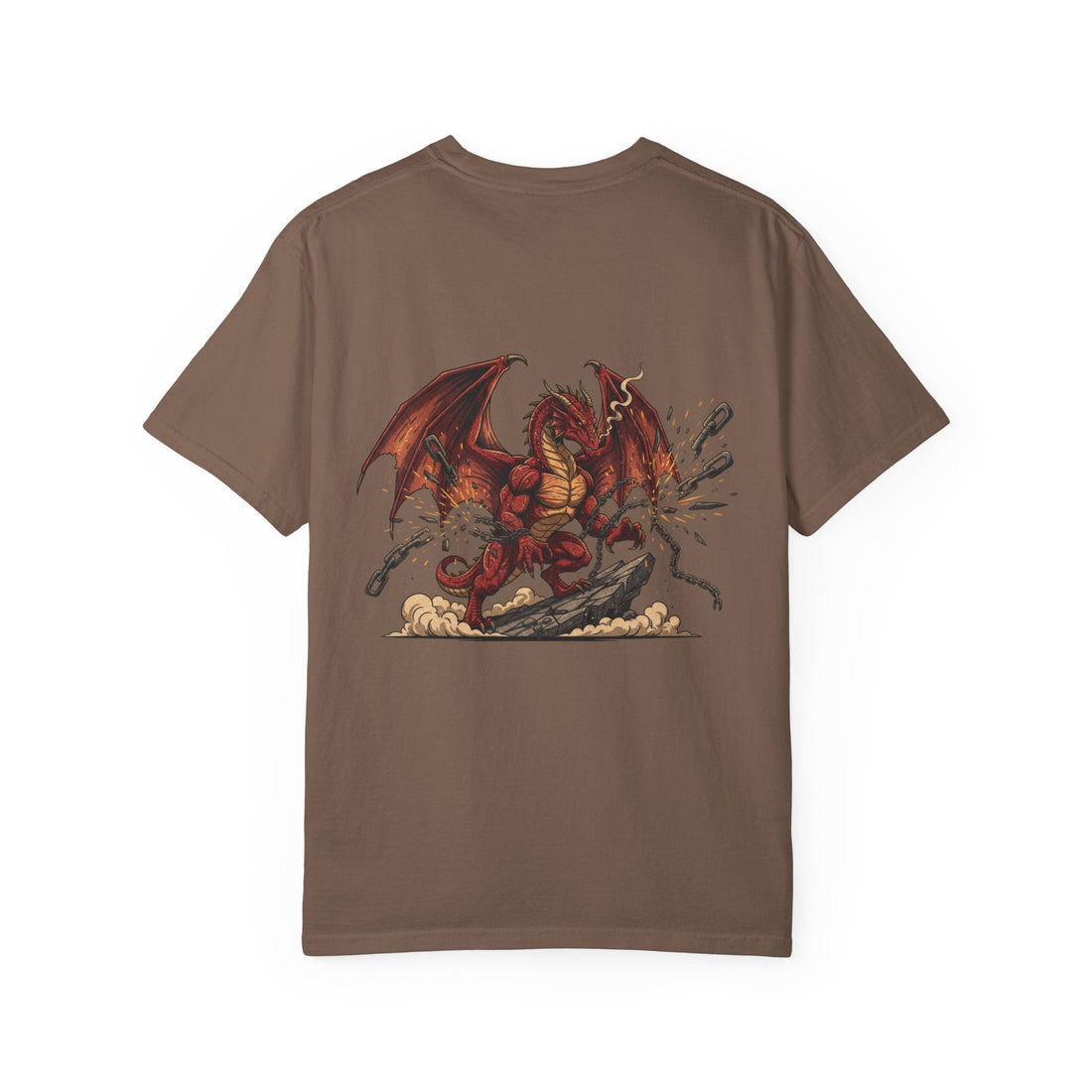 Dragon Breaker T-Shirt — Red Dragon Graphic Tee - EMBRACE YOUR DEMONS