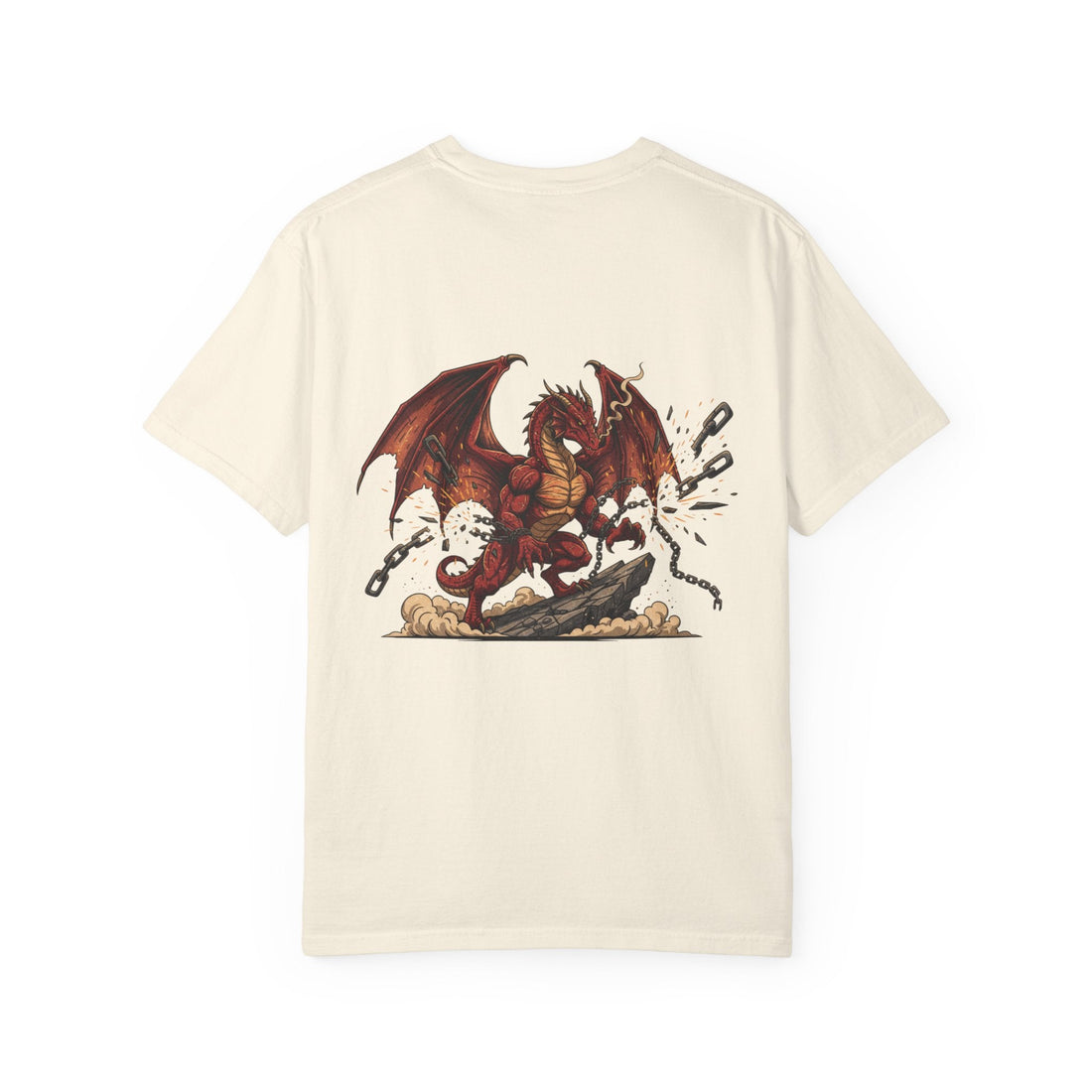 Dragon Breaker T-Shirt — Red Dragon Graphic Tee - EMBRACE YOUR DEMONS
