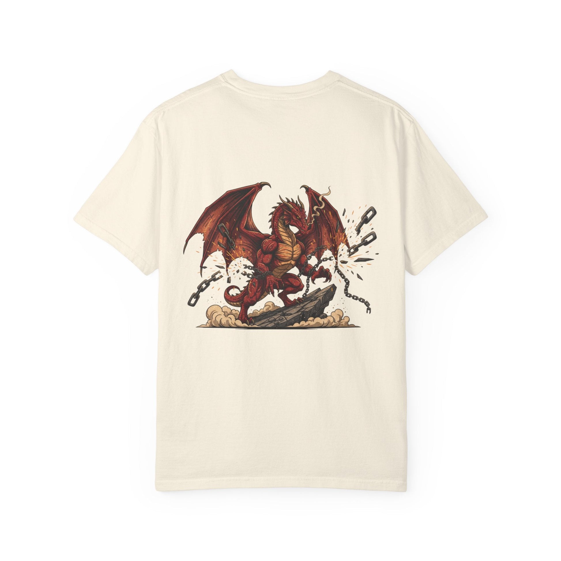 Dragon Breaker T-Shirt — Red Dragon Graphic Tee - EMBRACE YOUR DEMONS