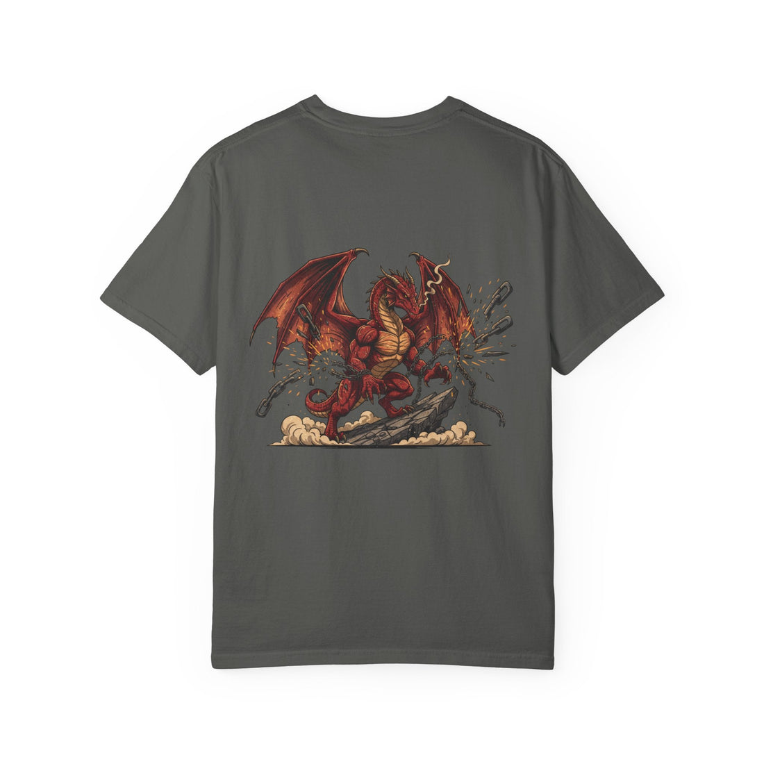 Dragon Breaker T-Shirt — Red Dragon Graphic Tee - EMBRACE YOUR DEMONS