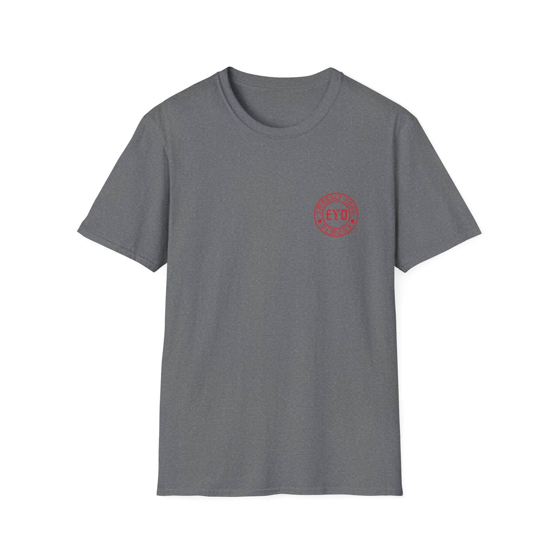 Embrace Your Demons T-Shirt — Gothic Angel & Demon Skeleton Graphic - EMBRACE YOUR DEMONS
