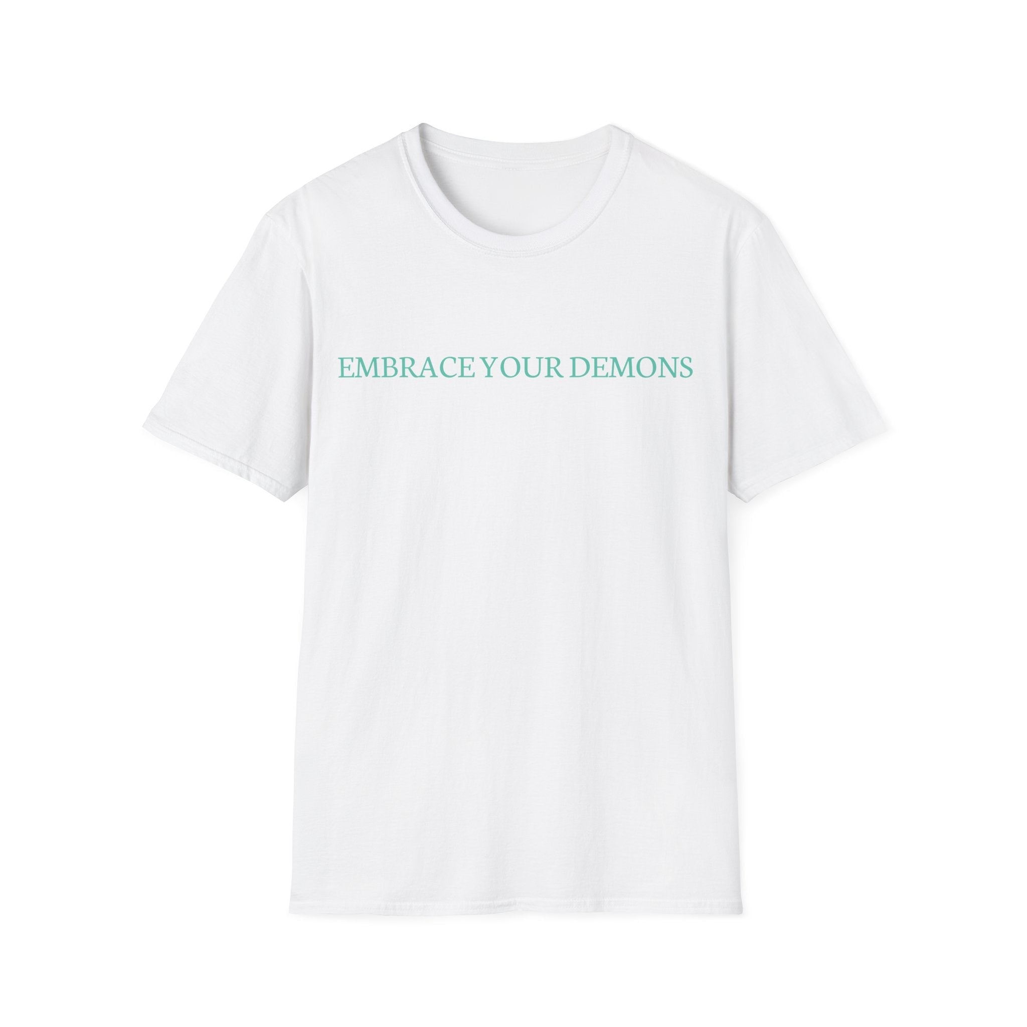 Embrace Your Demons T‑Shirt — Fantasy Warrior Graphic Tee - EMBRACE YOUR DEMONS