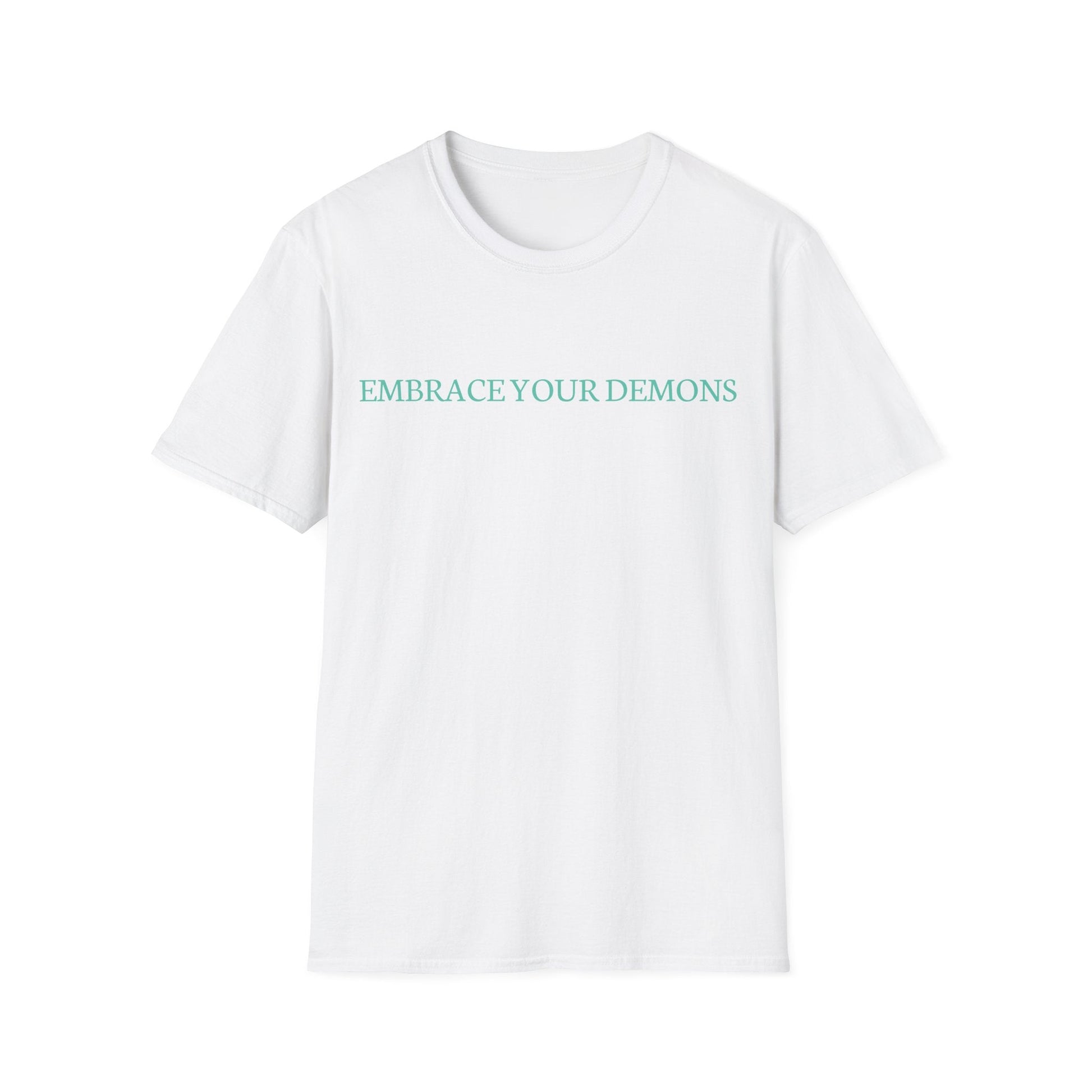 Embrace Your Demons T‑Shirt — Fantasy Warrior Graphic Tee - EMBRACE YOUR DEMONS