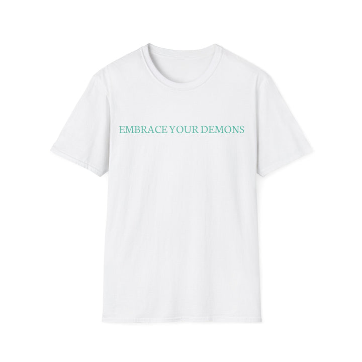 Embrace Your Demons T‑Shirt — Fantasy Warrior Graphic Tee - EMBRACE YOUR DEMONS