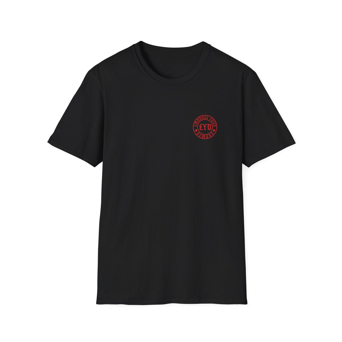 Graphic T-Shirt — “The Loudest Fights Happen Inside” Skull & Flame Design - EMBRACE YOUR DEMONS