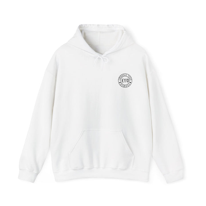 Heavyweight Hoodie — “The Loudest Fights Happen Inside” Graphic Back Print - EMBRACE YOUR DEMONS