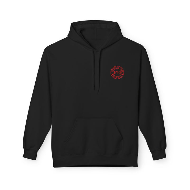 Hoodie — 'The Loudest Fights Happen Inside' Gothic Skull Graphic Pullover - EMBRACE YOUR DEMONS