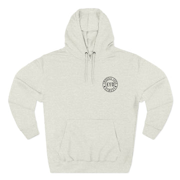 Phoenix Rising Fleece Hoodie — "I Am Healing, I Am Reclaimed" Graphic - EMBRACE YOUR DEMONS