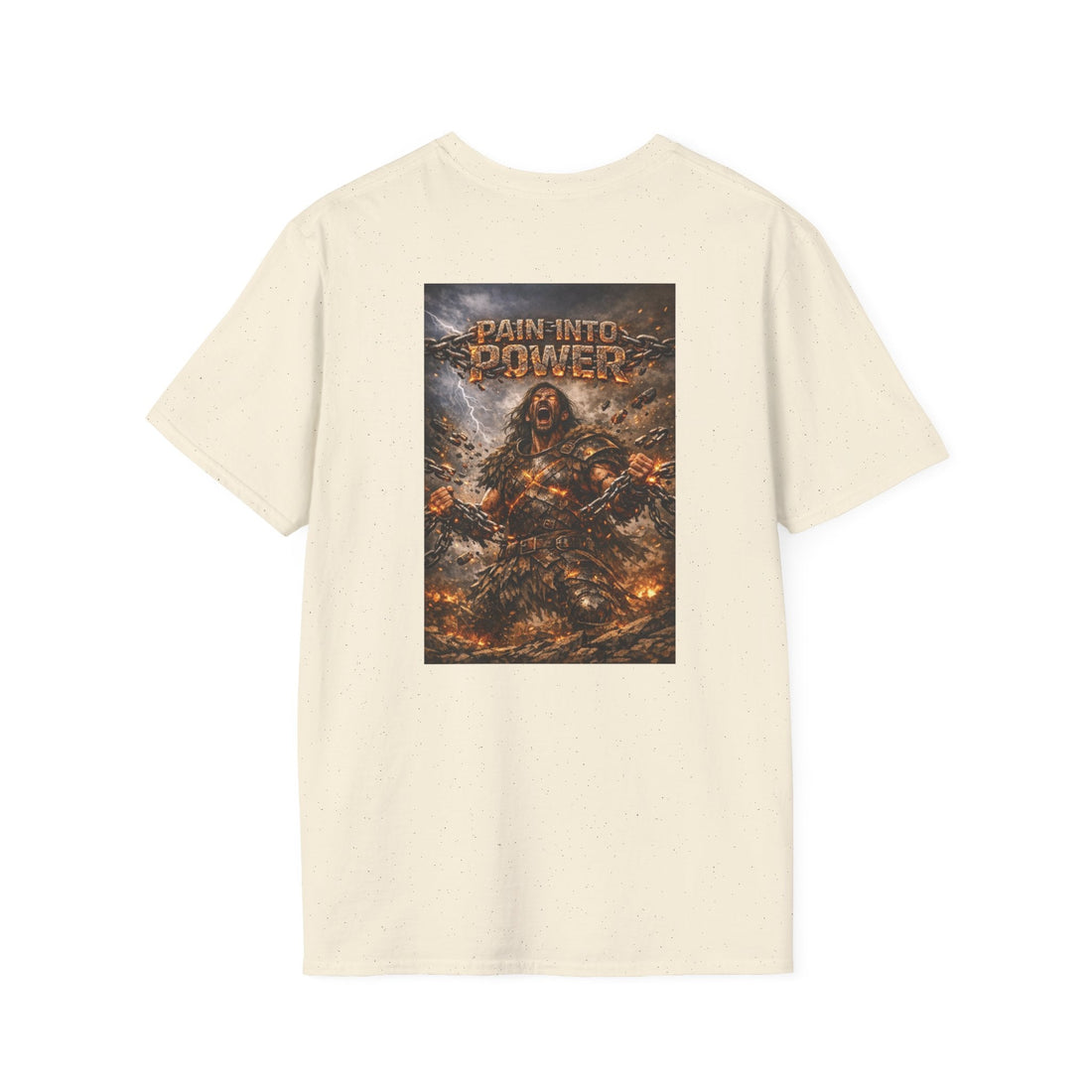 T-Shirt — "Embrace Your Demons / Pain Into Power" Motivational Graphic Tee - EMBRACE YOUR DEMONS